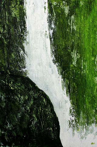 Waterfall on the Rocks