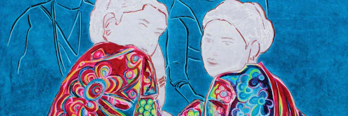 Women of India paintings